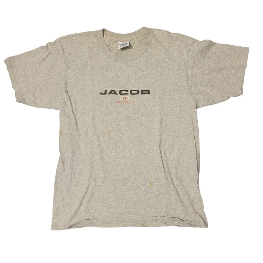 Vintage Y2K Gildan Jacob Grey Top Tee T-shirt Size: Large